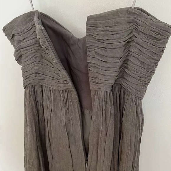 J.CREW Collection Silk Chiffon ‘Arabelle’ Strapless. Beach Party. Has a Flaw! - Picture 9 of 13